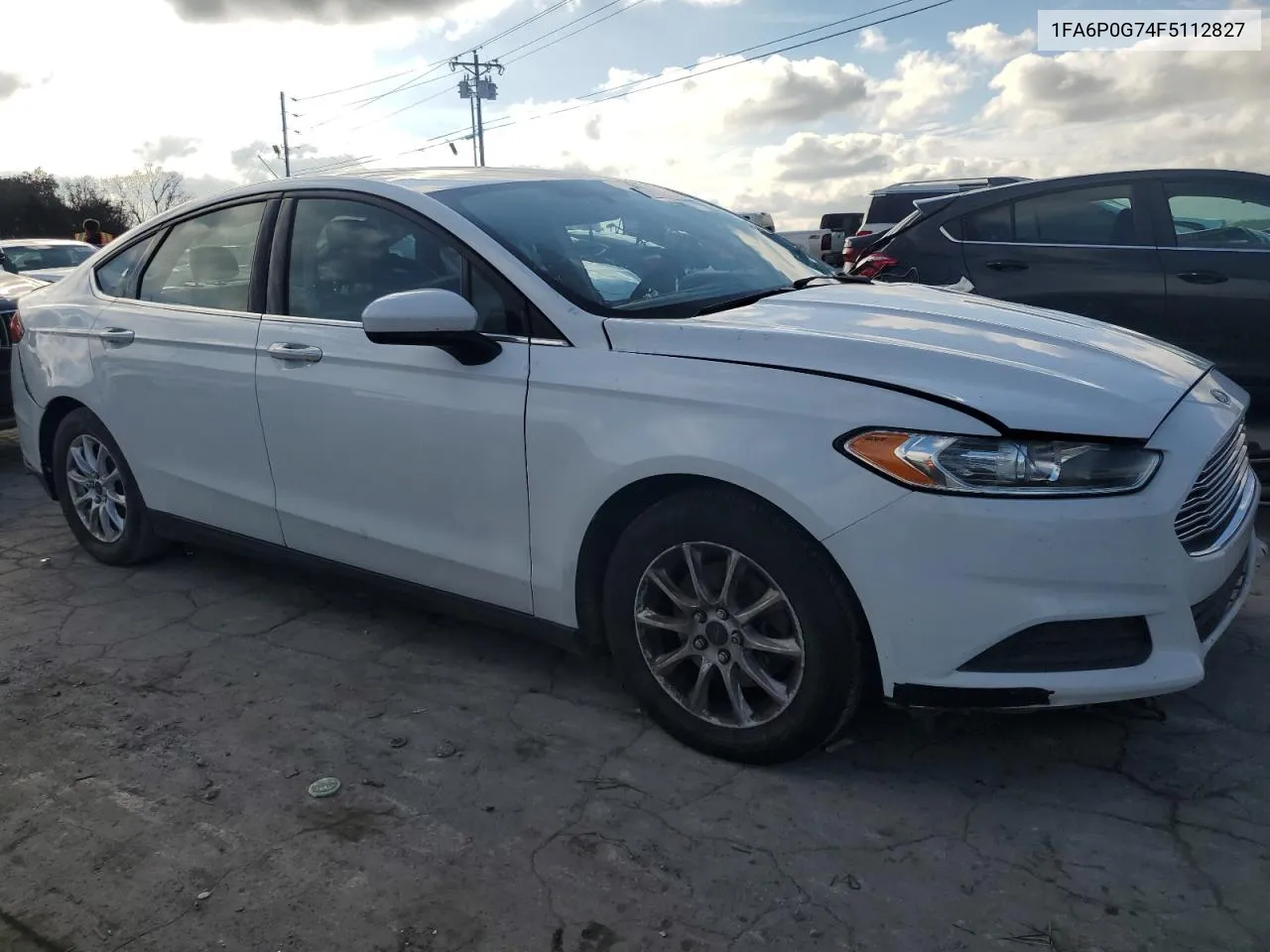 2015 Ford Fusion S VIN: 1FA6P0G74F5112827 Lot: 79976744