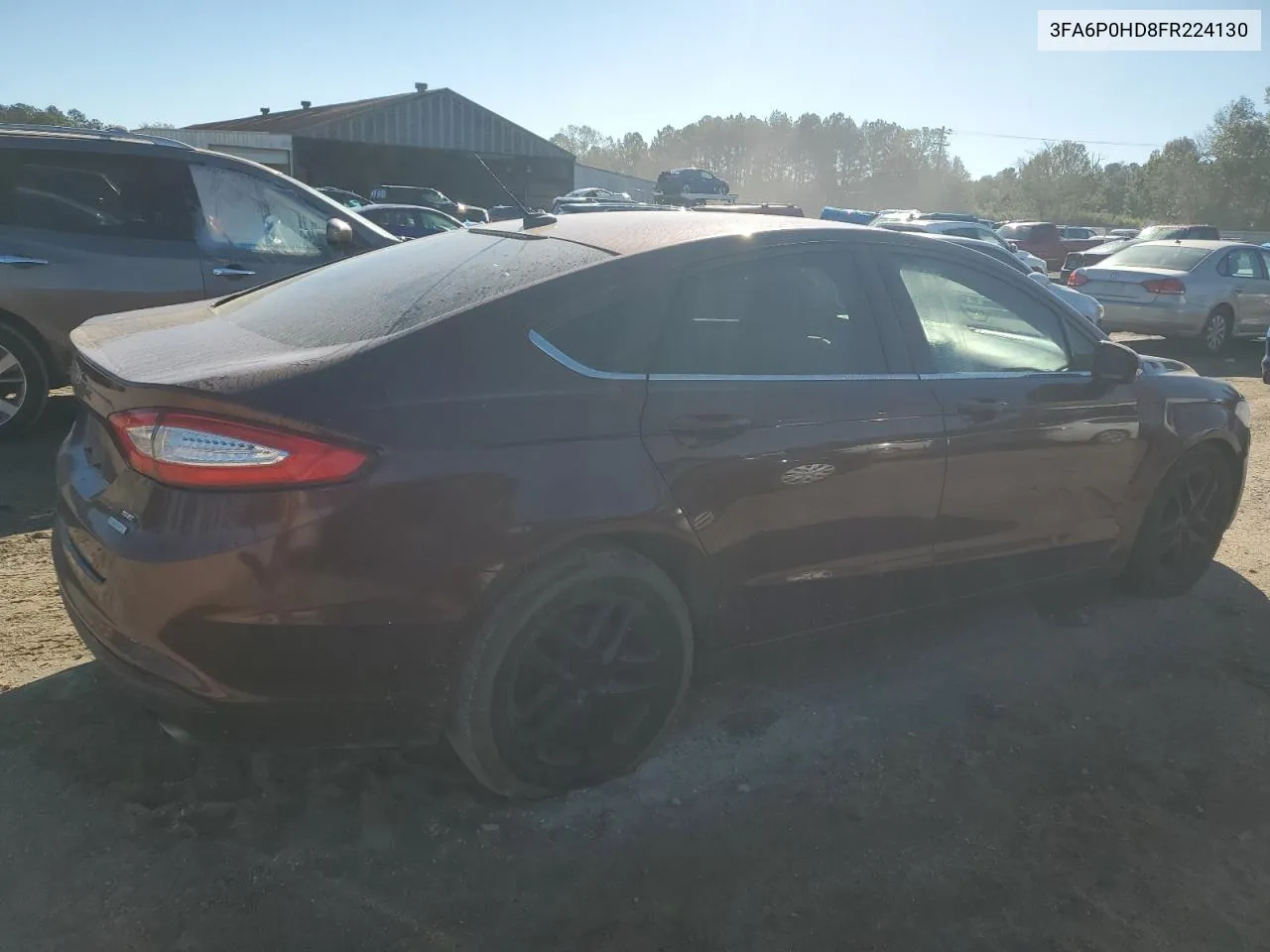 2015 Ford Fusion Se VIN: 3FA6P0HD8FR224130 Lot: 80069434