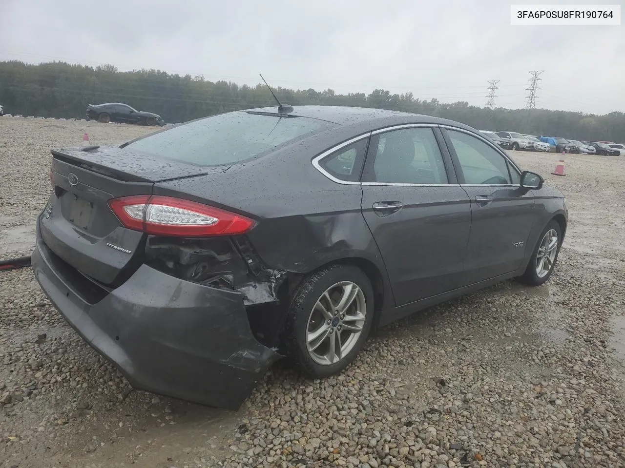 2015 Ford Fusion Titanium Phev VIN: 3FA6P0SU8FR190764 Lot: 80231194