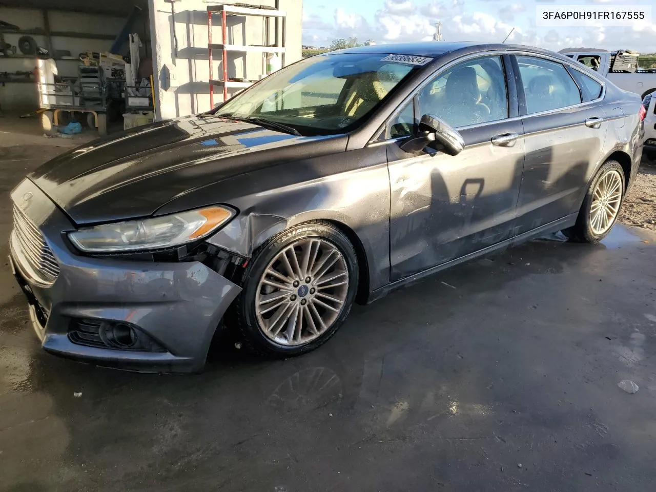 2015 Ford Fusion Se VIN: 3FA6P0H91FR167555 Lot: 80386834