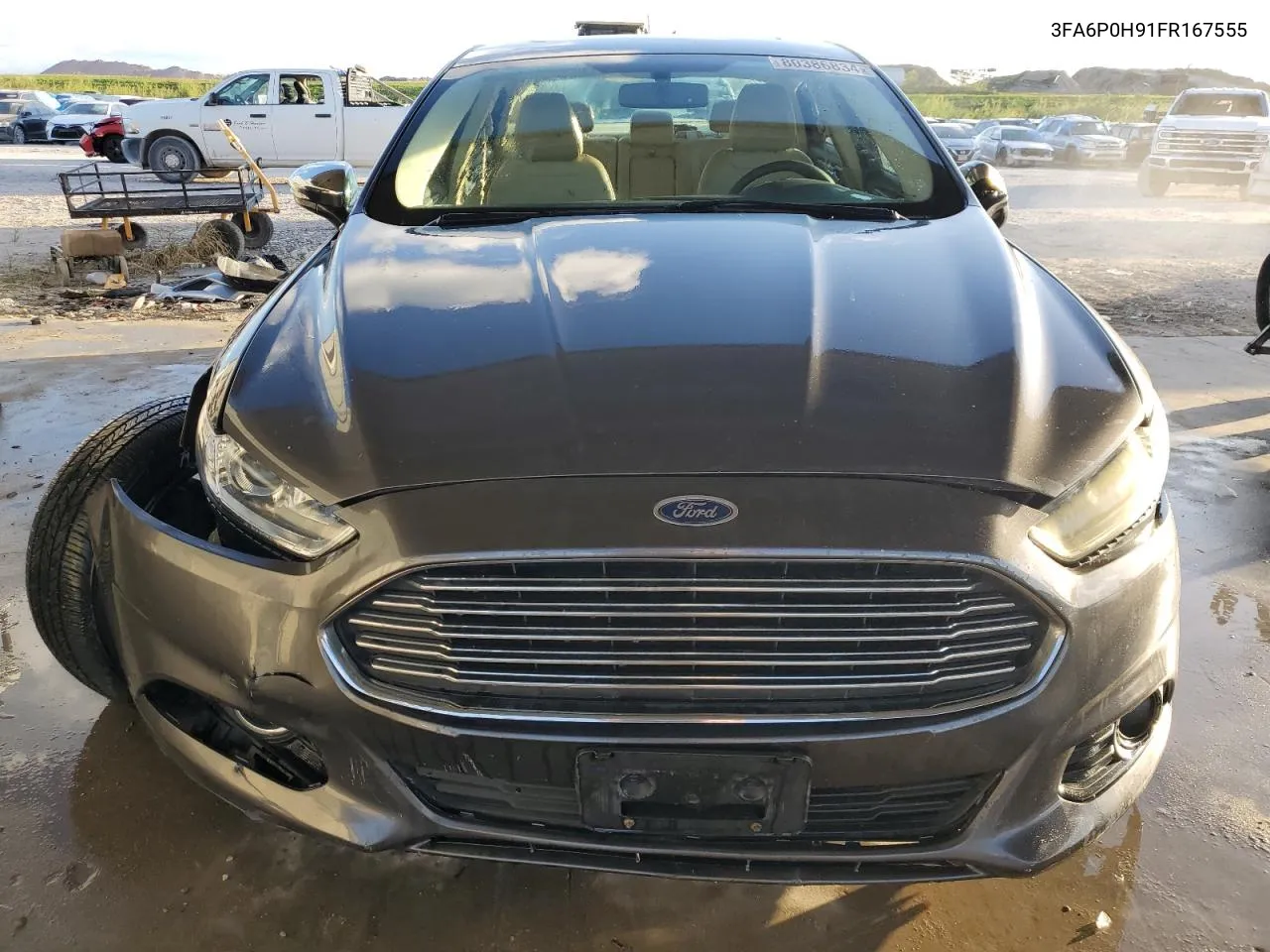 2015 Ford Fusion Se VIN: 3FA6P0H91FR167555 Lot: 80386834