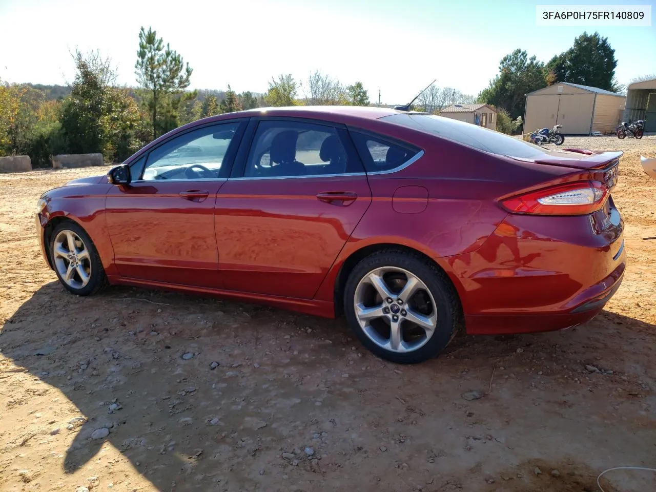 2015 Ford Fusion Se VIN: 3FA6P0H75FR140809 Lot: 80473514