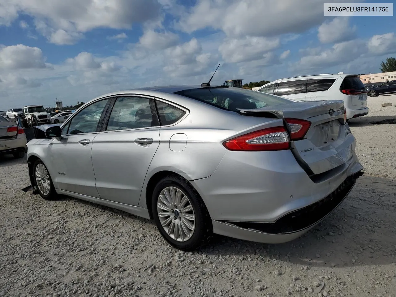 2015 Ford Fusion Se Hybrid VIN: 3FA6P0LU8FR141756 Lot: 80534074