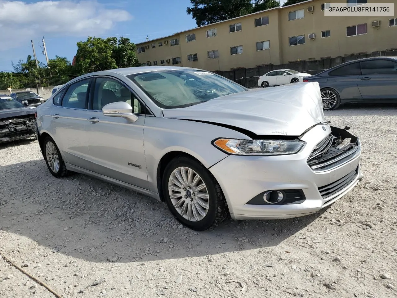 2015 Ford Fusion Se Hybrid VIN: 3FA6P0LU8FR141756 Lot: 80534074