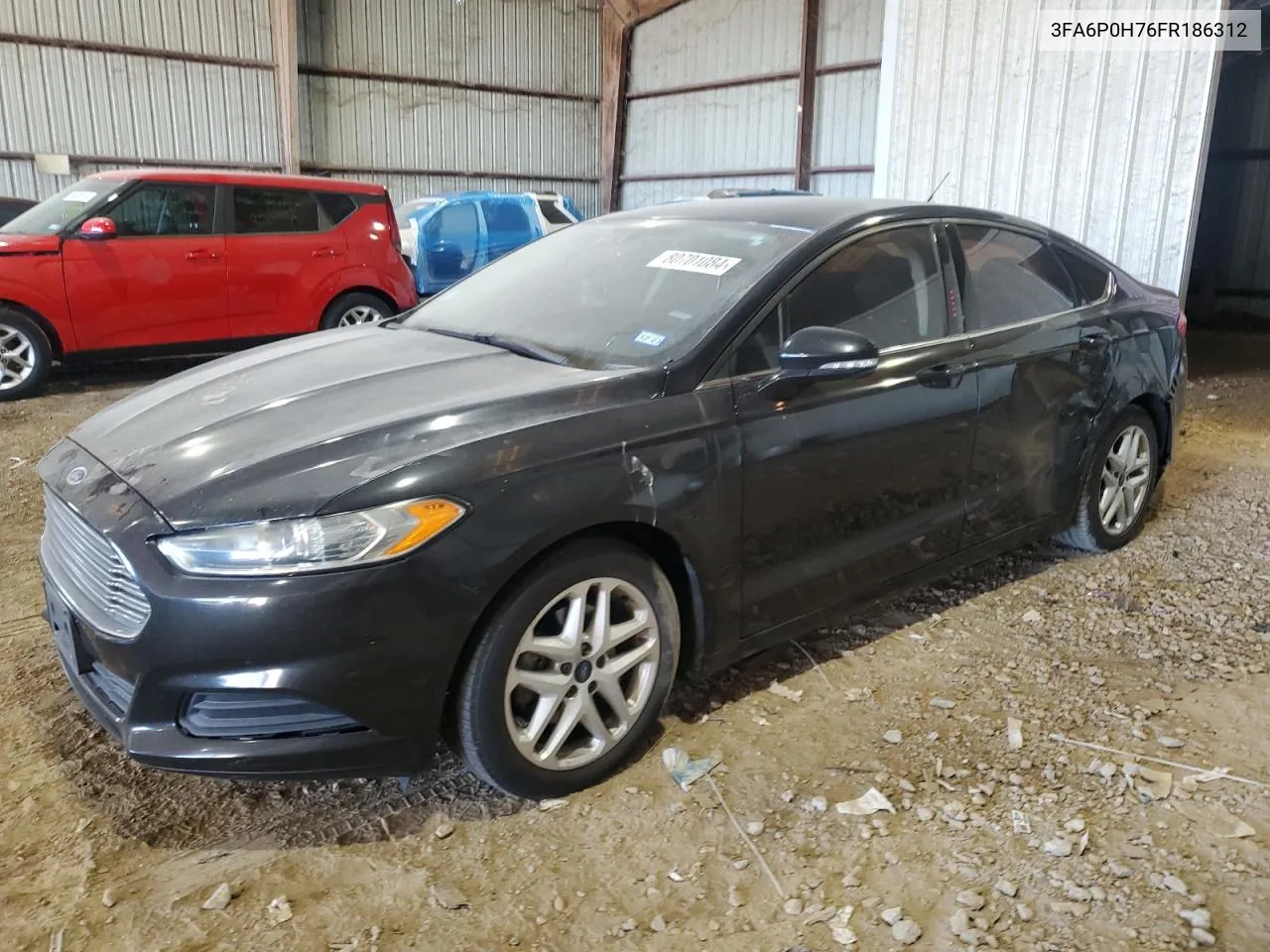 2015 Ford Fusion Se VIN: 3FA6P0H76FR186312 Lot: 80701084