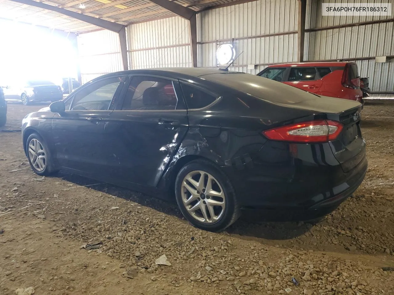 2015 Ford Fusion Se VIN: 3FA6P0H76FR186312 Lot: 80701084