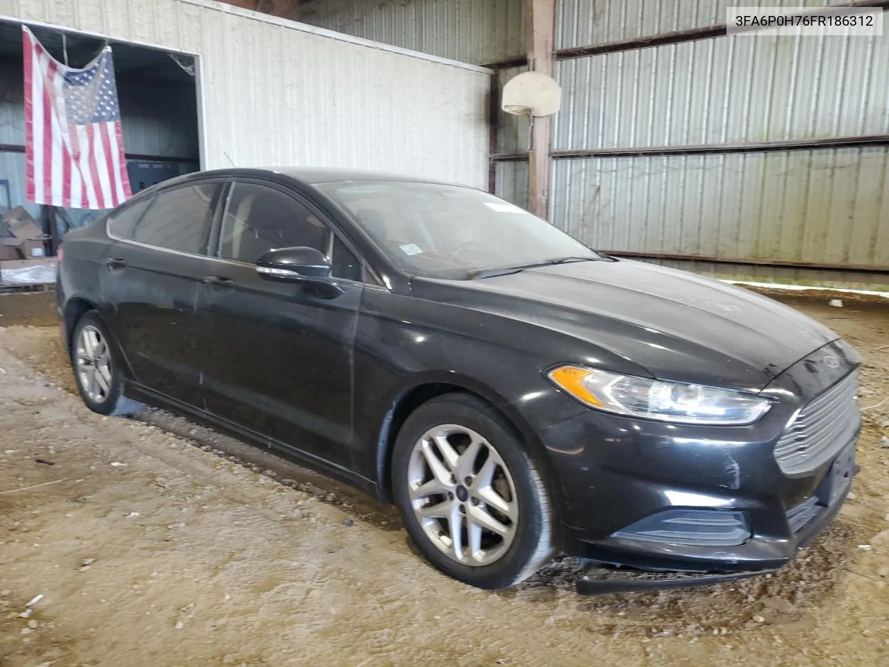 2015 Ford Fusion Se VIN: 3FA6P0H76FR186312 Lot: 80701084