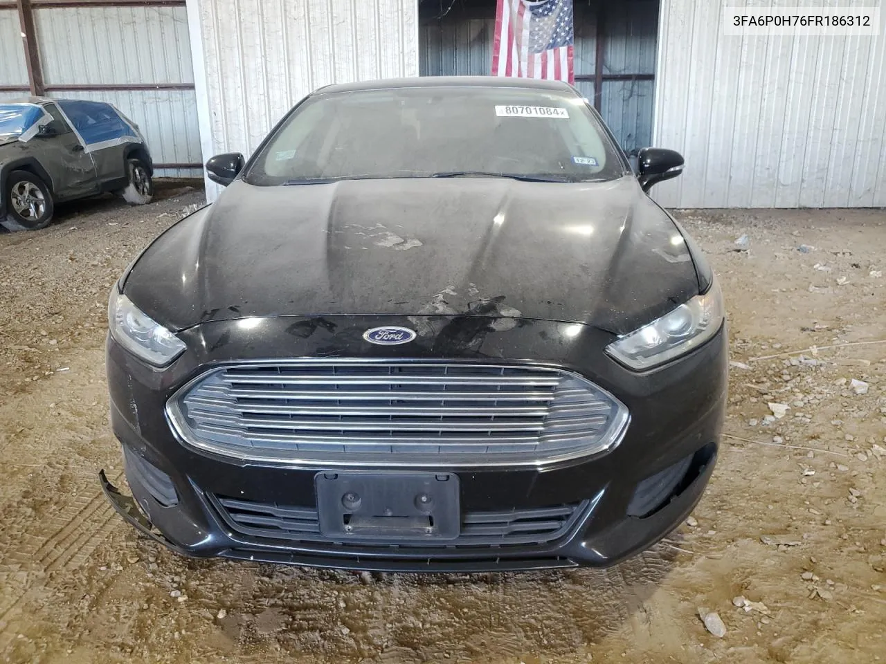 2015 Ford Fusion Se VIN: 3FA6P0H76FR186312 Lot: 80701084