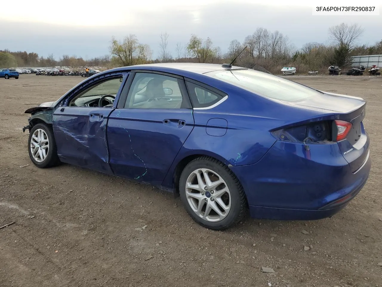 2015 Ford Fusion Se VIN: 3FA6P0H73FR290837 Lot: 80829834