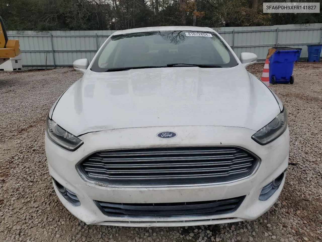 2015 Ford Fusion Se VIN: 3FA6P0H9XFR141827 Lot: 81072854