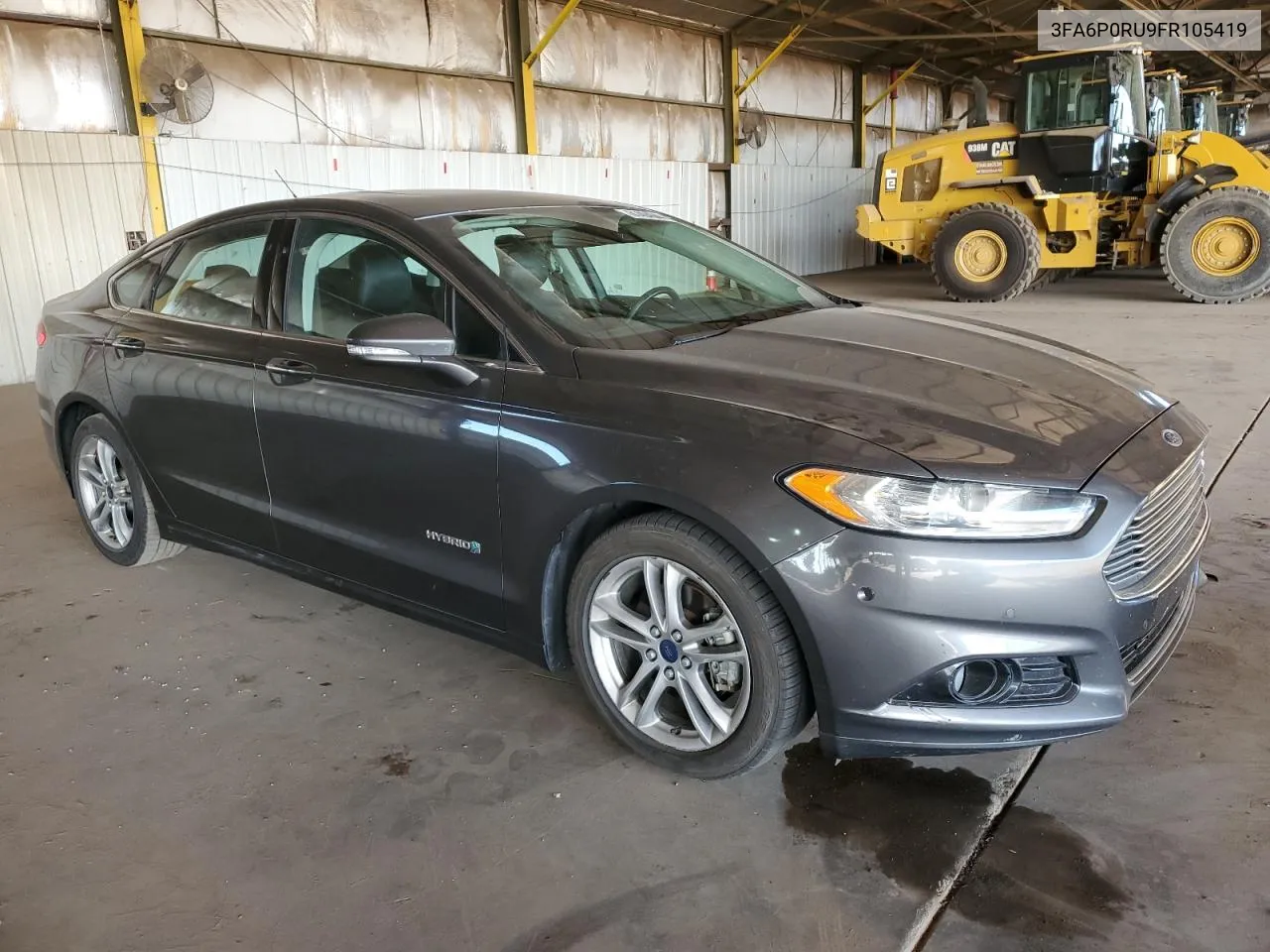 2015 Ford Fusion Titanium Hev VIN: 3FA6P0RU9FR105419 Lot: 81404044