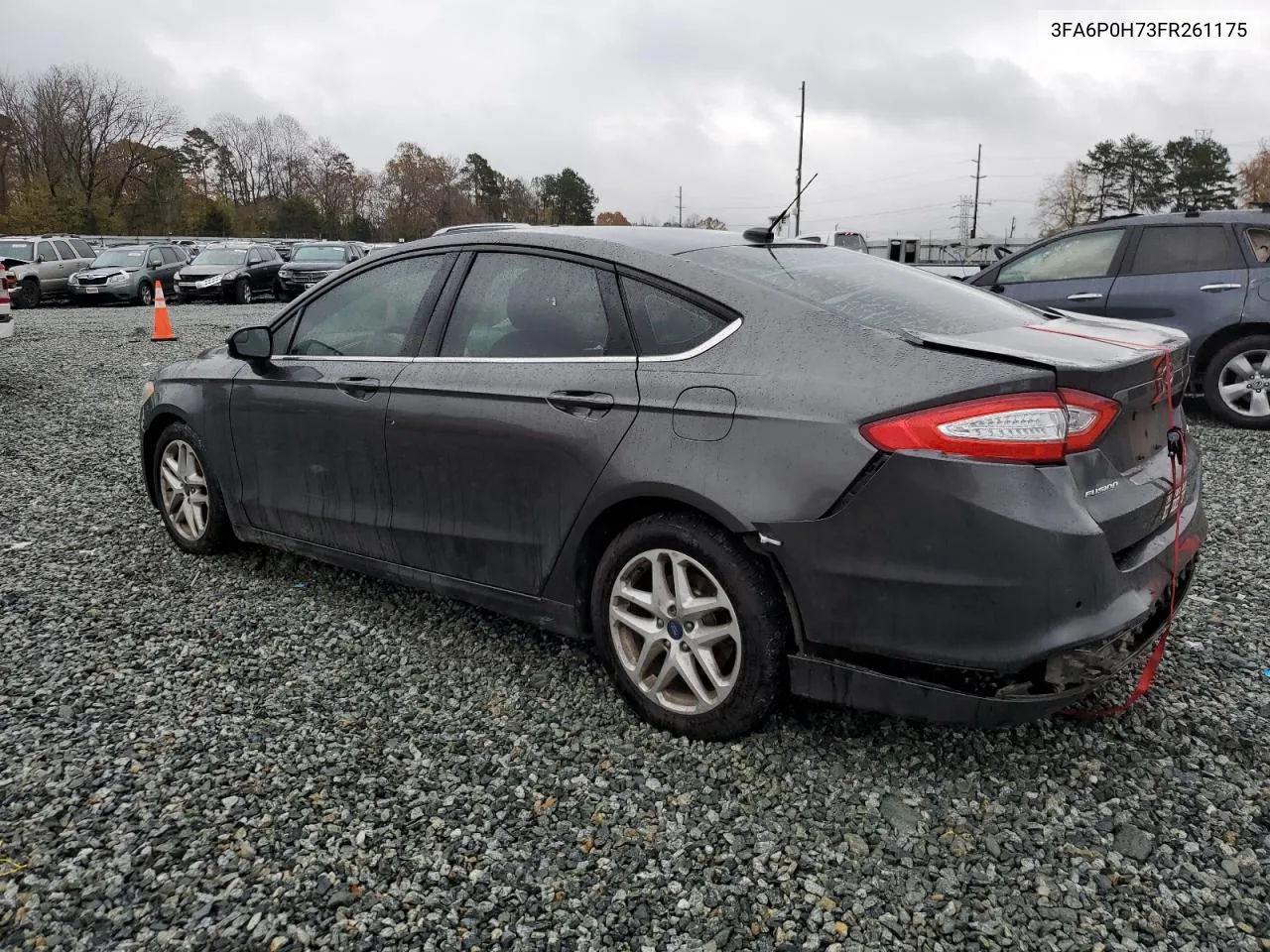 2015 Ford Fusion Se VIN: 3FA6P0H73FR261175 Lot: 81645284