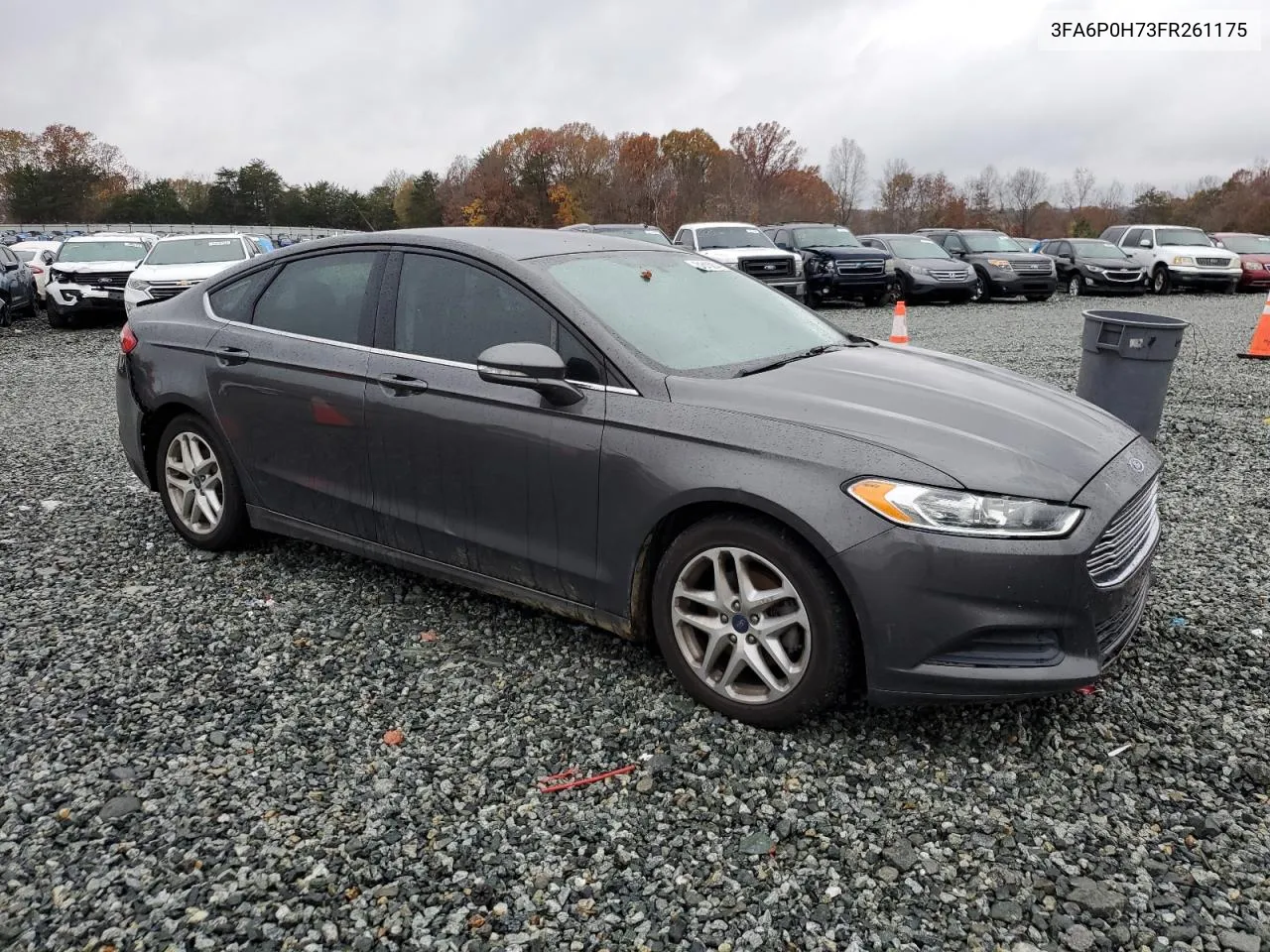 2015 Ford Fusion Se VIN: 3FA6P0H73FR261175 Lot: 81645284