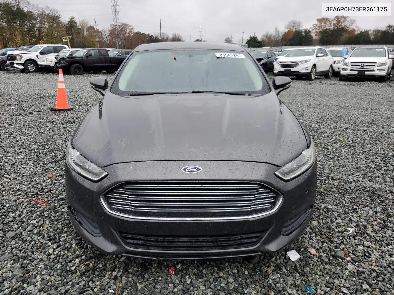 2015 Ford Fusion Se VIN: 3FA6P0H73FR261175 Lot: 81645284