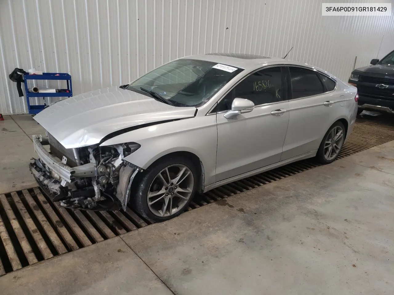 2016 Ford Fusion Titanium VIN: 3FA6P0D91GR181429 Lot: 37497504