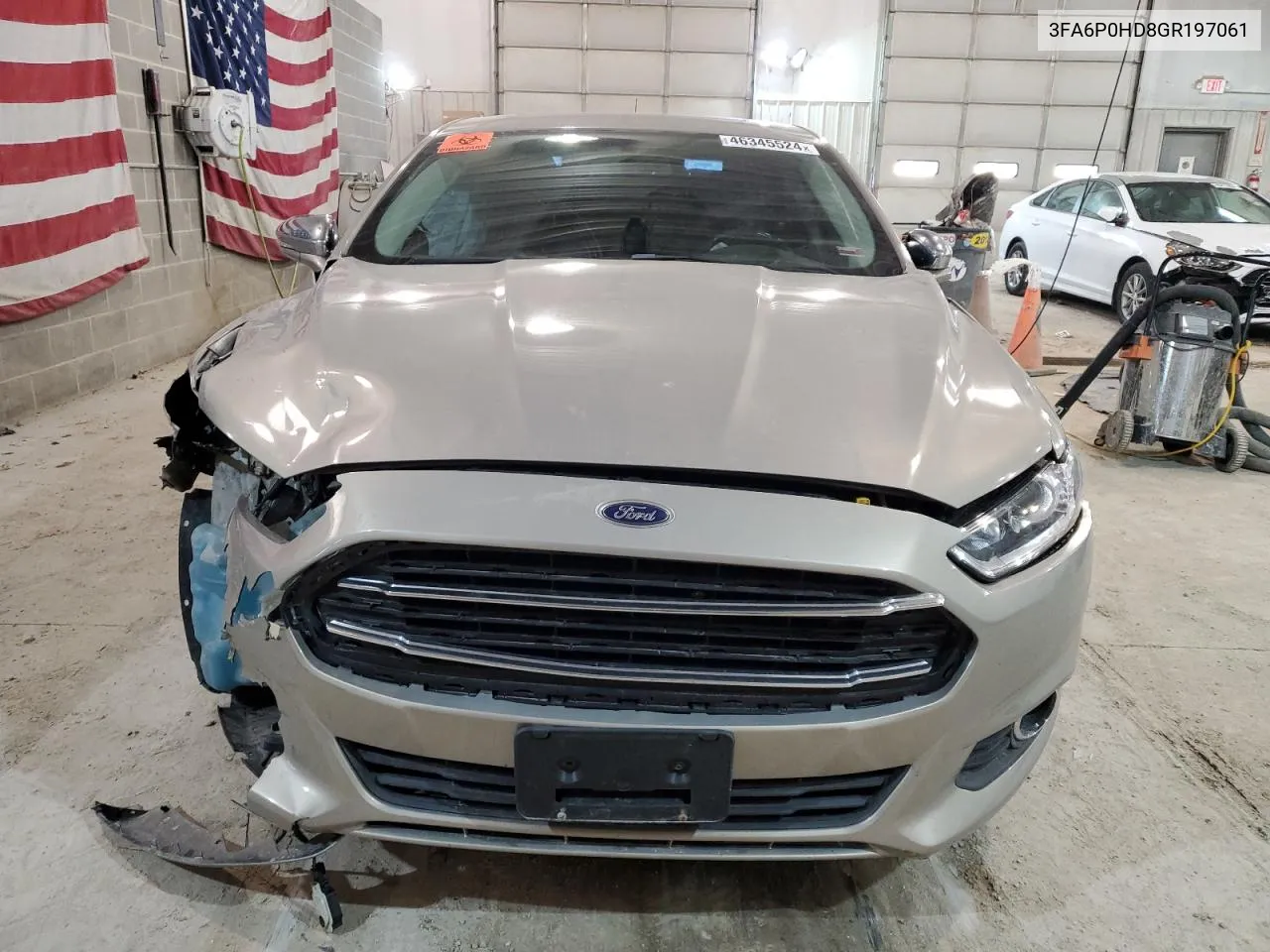 2016 Ford Fusion Se VIN: 3FA6P0HD8GR197061 Lot: 46345524