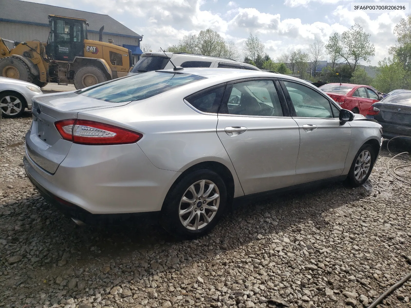 2016 Ford Fusion S VIN: 3FA6P0G70GR206296 Lot: 48940074