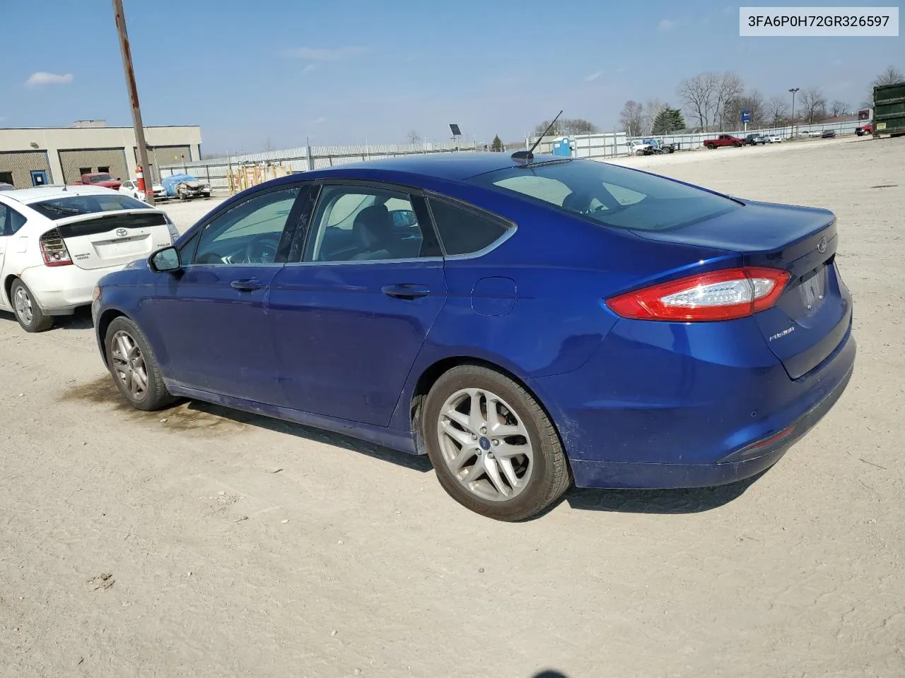 2016 Ford Fusion Se VIN: 3FA6P0H72GR326597 Lot: 48965814