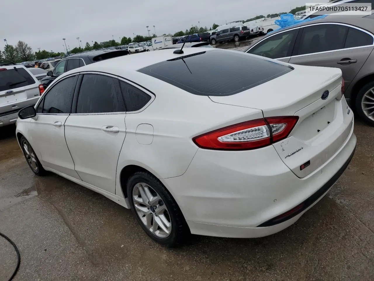 2016 Ford Fusion Se VIN: 1FA6P0HD7G5113427 Lot: 52494244