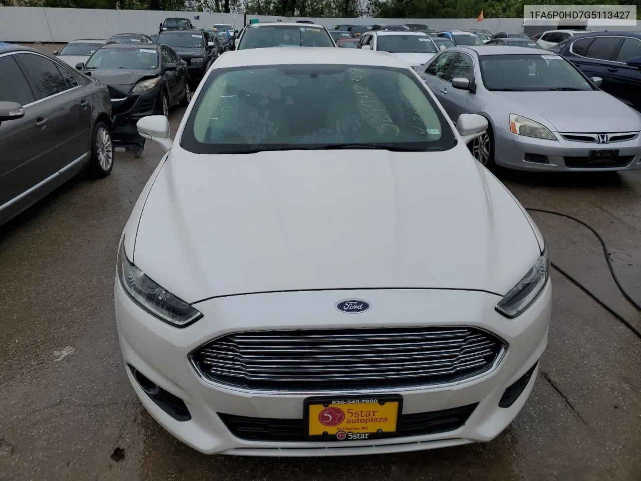 2016 Ford Fusion Se VIN: 1FA6P0HD7G5113427 Lot: 52494244