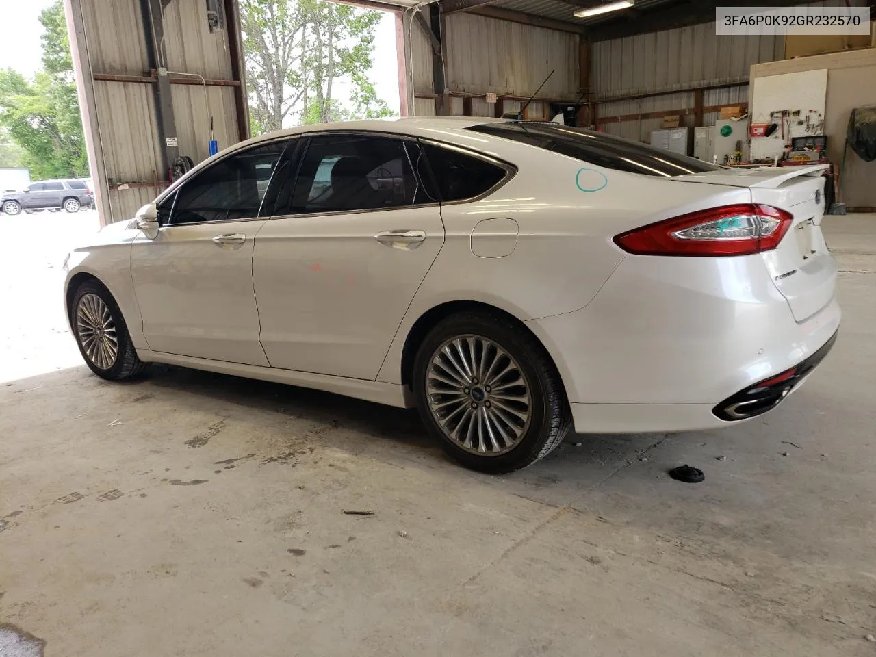 2016 Ford Fusion Titanium VIN: 3FA6P0K92GR232570 Lot: 52824044