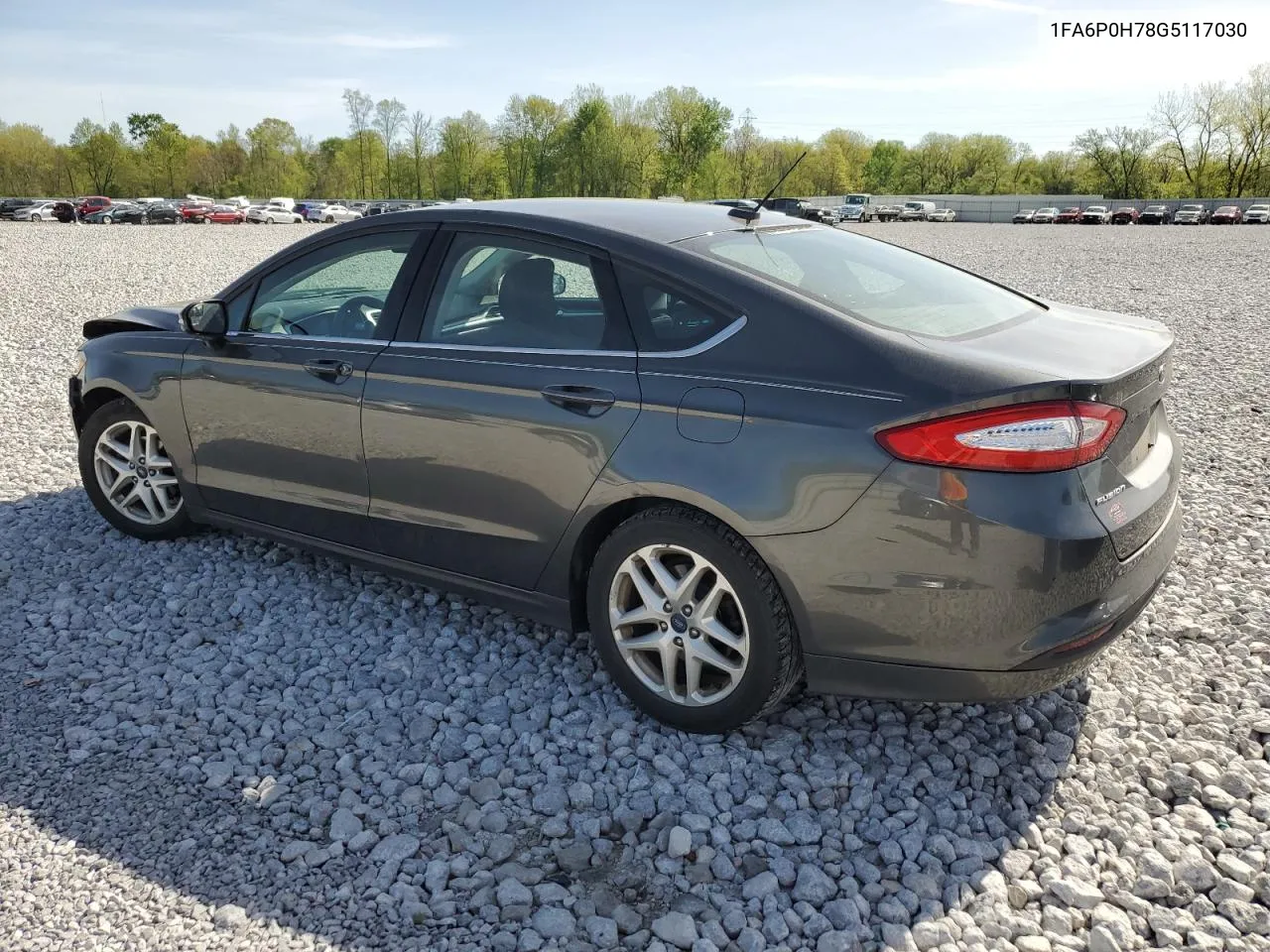 2016 Ford Fusion Se VIN: 1FA6P0H78G5117030 Lot: 53150804