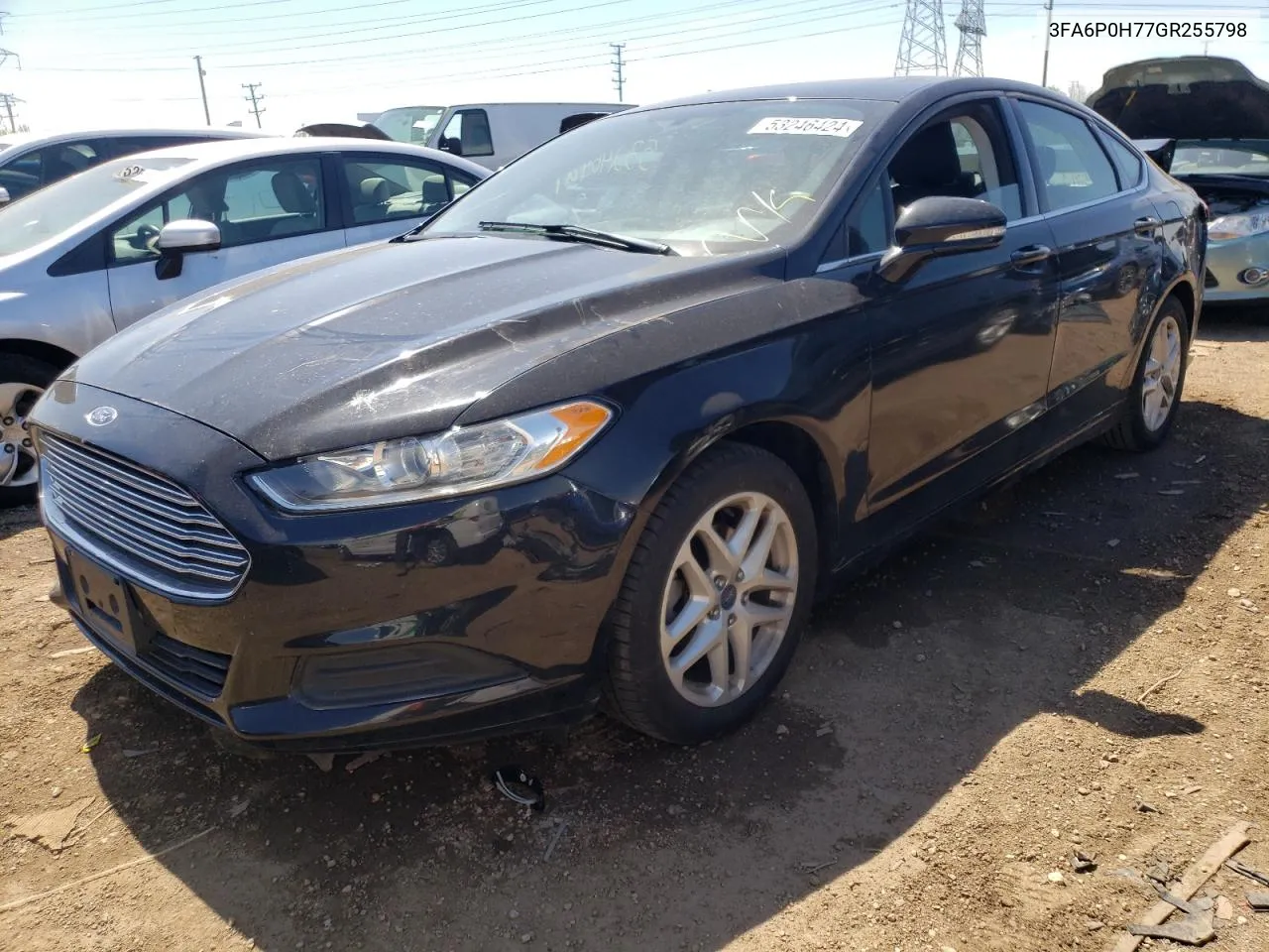 2016 Ford Fusion Se VIN: 3FA6P0H77GR255798 Lot: 53246424