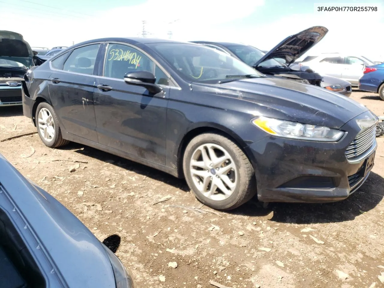 2016 Ford Fusion Se VIN: 3FA6P0H77GR255798 Lot: 53246424