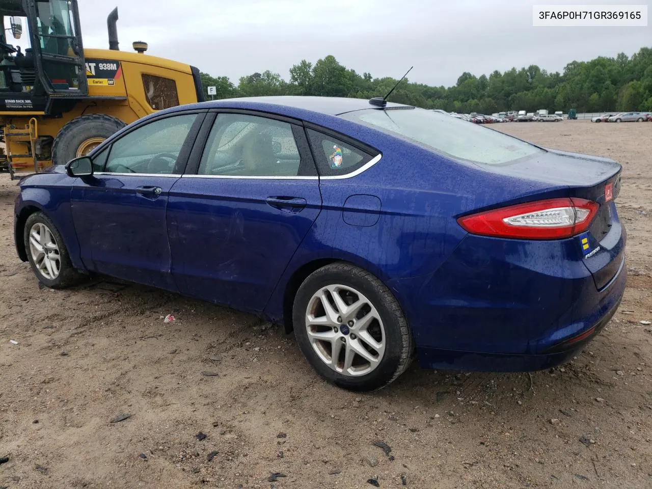 2016 Ford Fusion Se VIN: 3FA6P0H71GR369165 Lot: 54368274