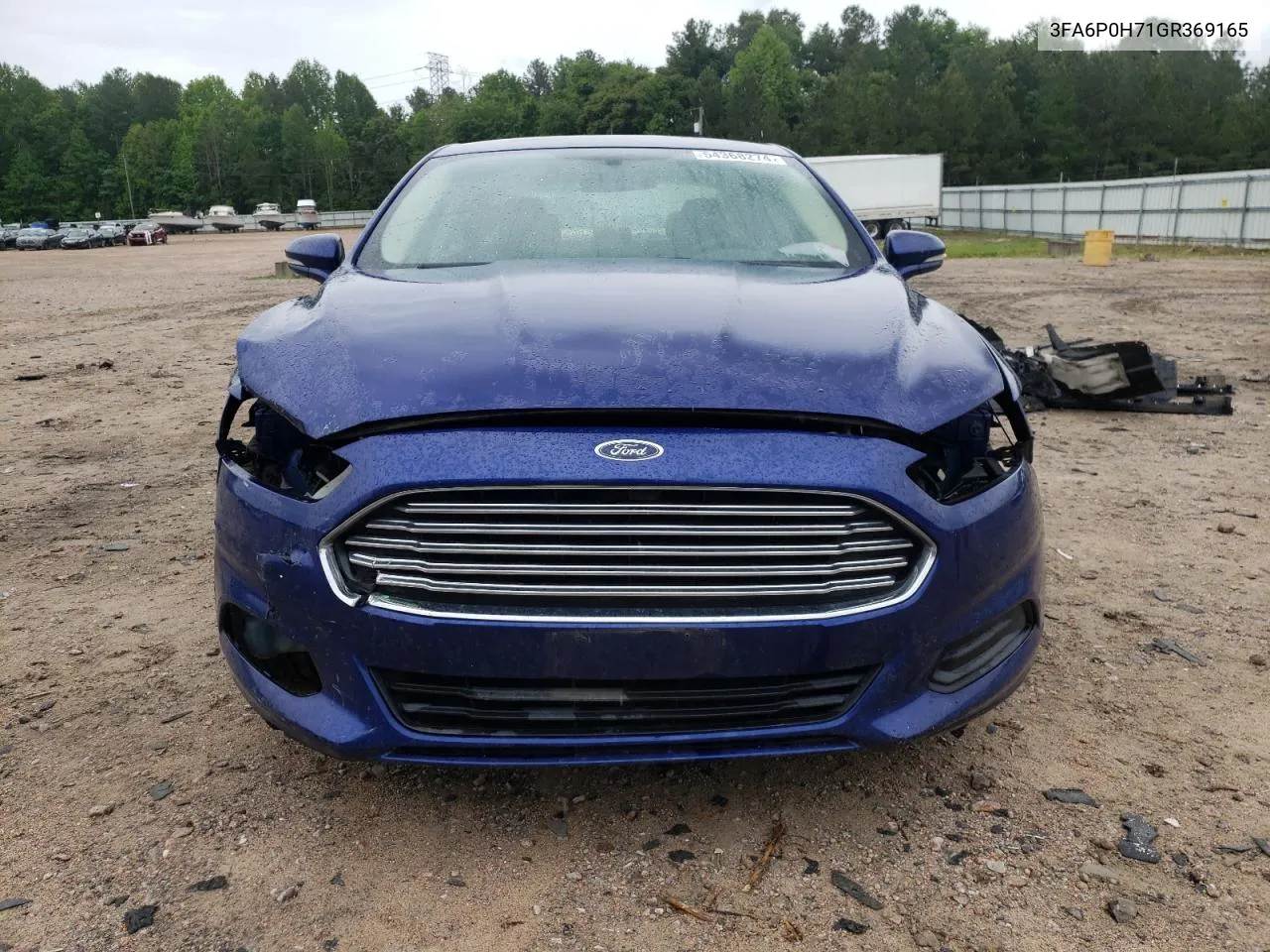 2016 Ford Fusion Se VIN: 3FA6P0H71GR369165 Lot: 54368274