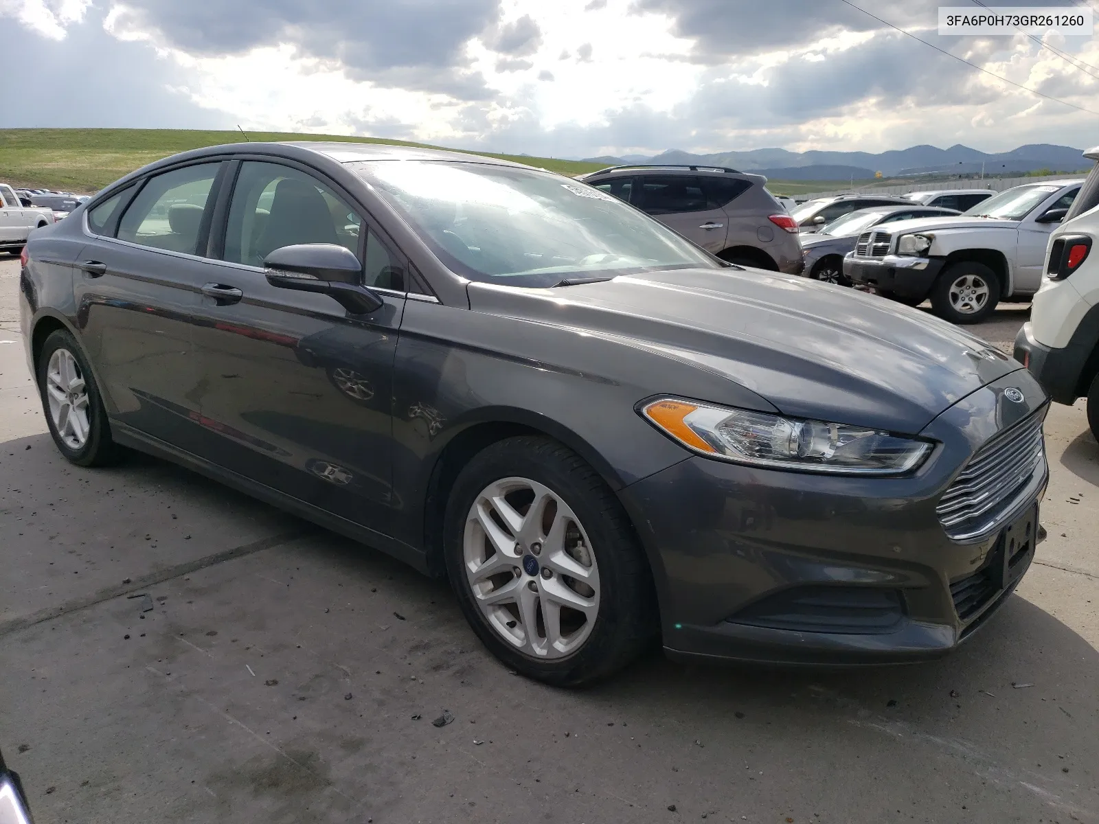 2016 Ford Fusion Se VIN: 3FA6P0H73GR261260 Lot: 54576134