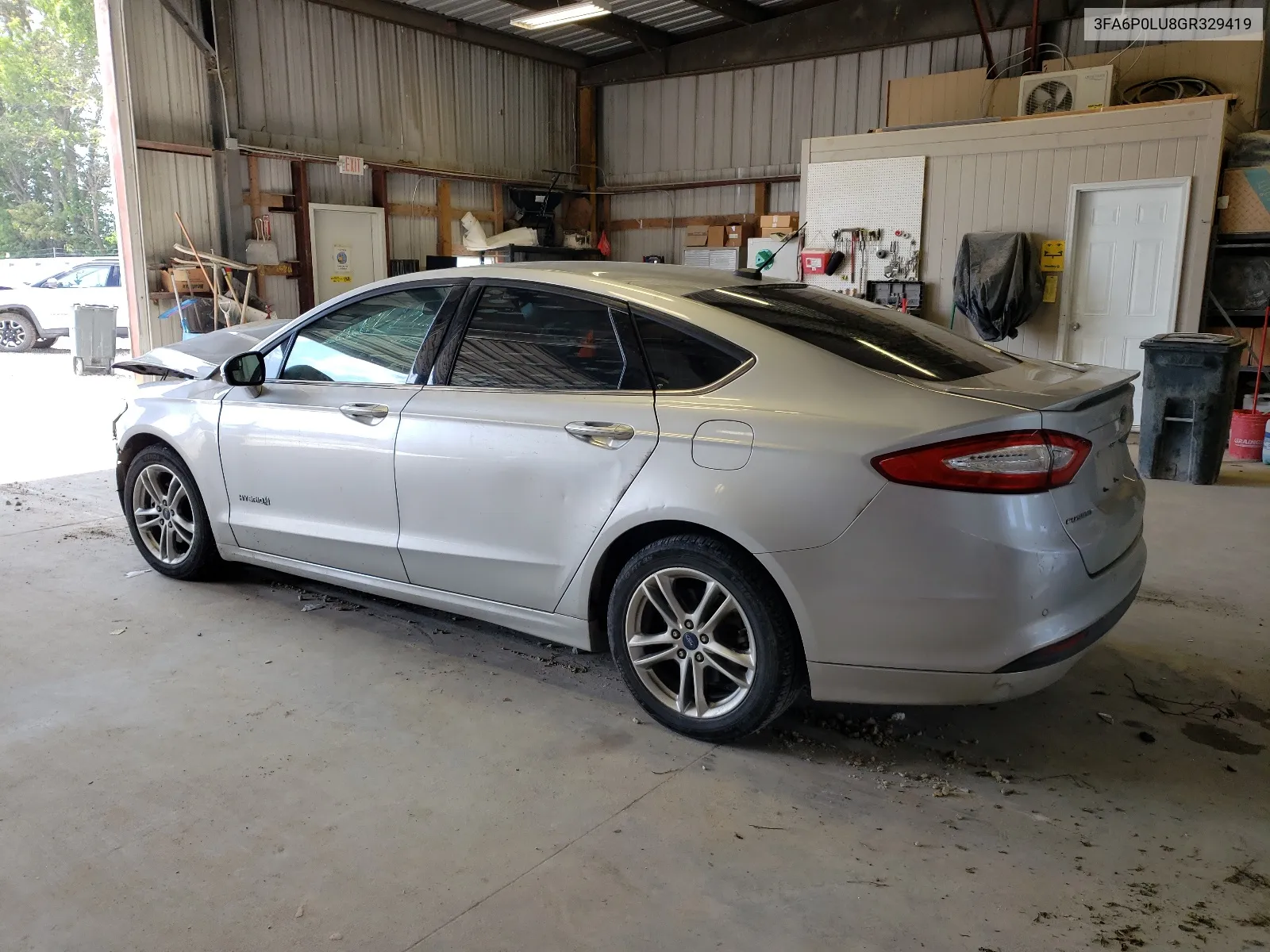 2016 Ford Fusion Se Hybrid VIN: 3FA6P0LU8GR329419 Lot: 55192684