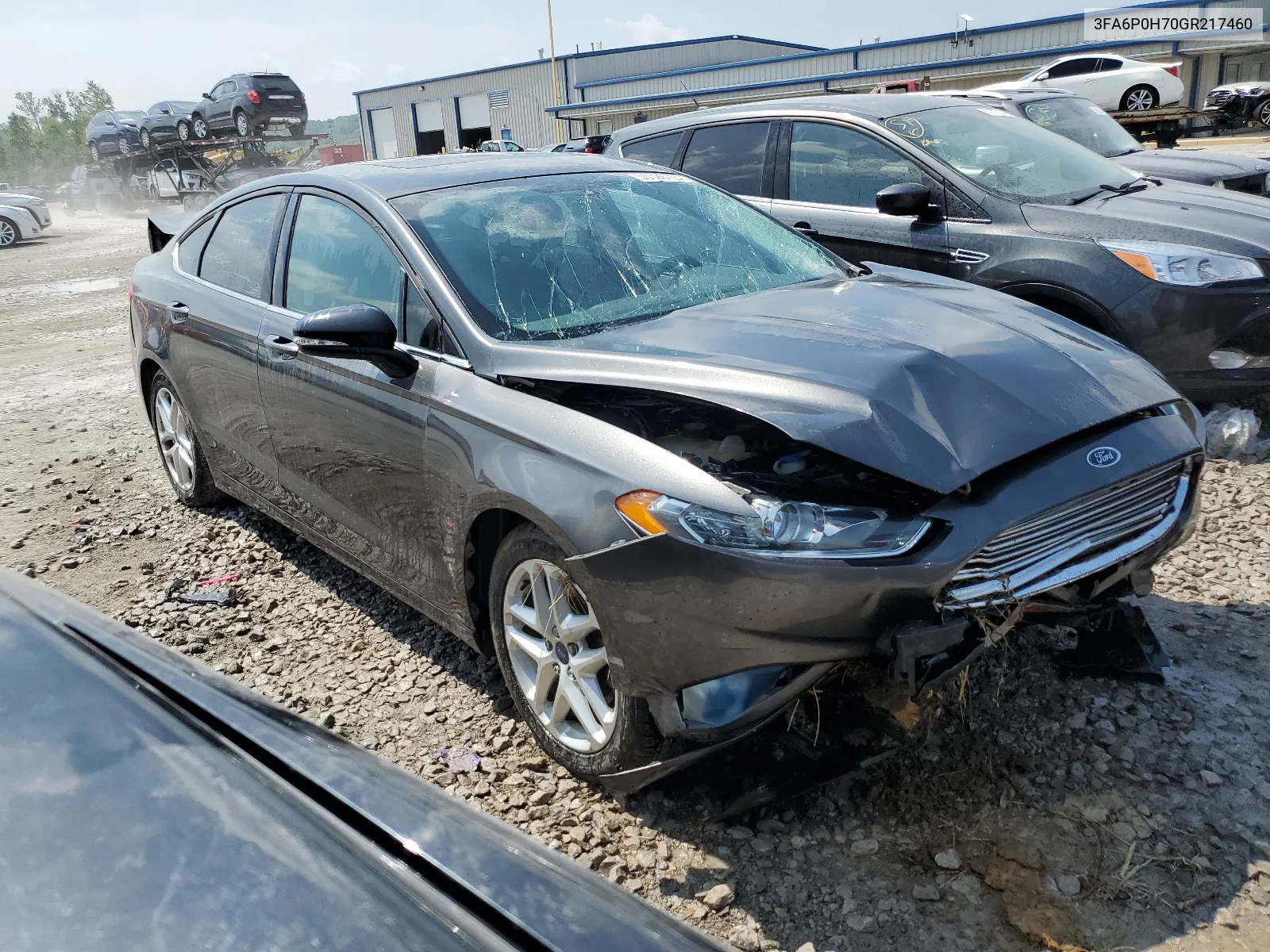 2016 Ford Fusion Se VIN: 3FA6P0H70GR217460 Lot: 55526724