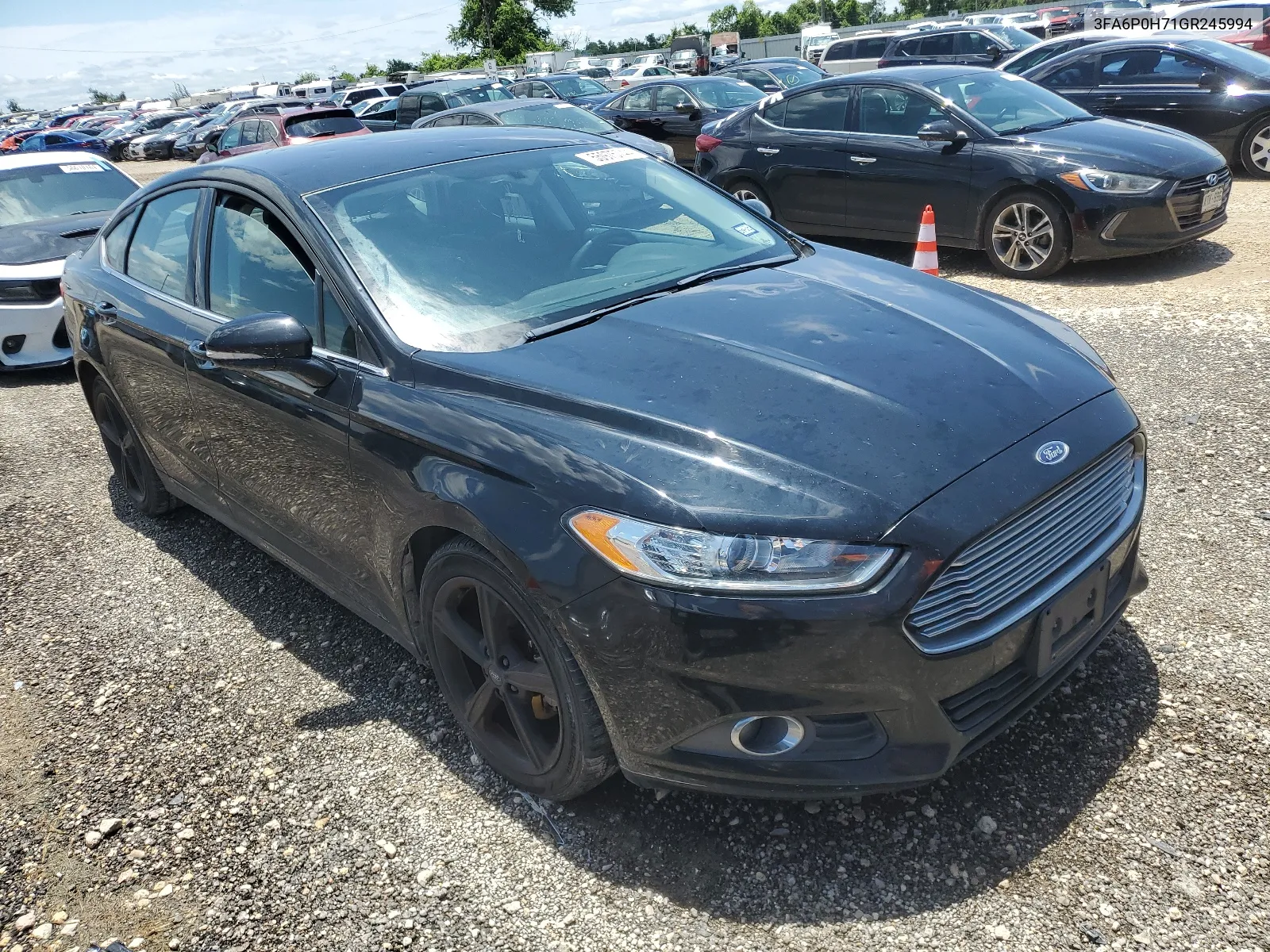 2016 Ford Fusion Se VIN: 3FA6P0H71GR245994 Lot: 55975744