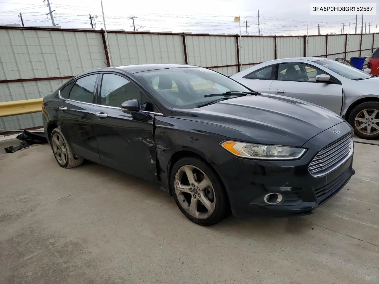 2016 Ford Fusion Se VIN: 3FA6P0HD8GR152587 Lot: 57482604