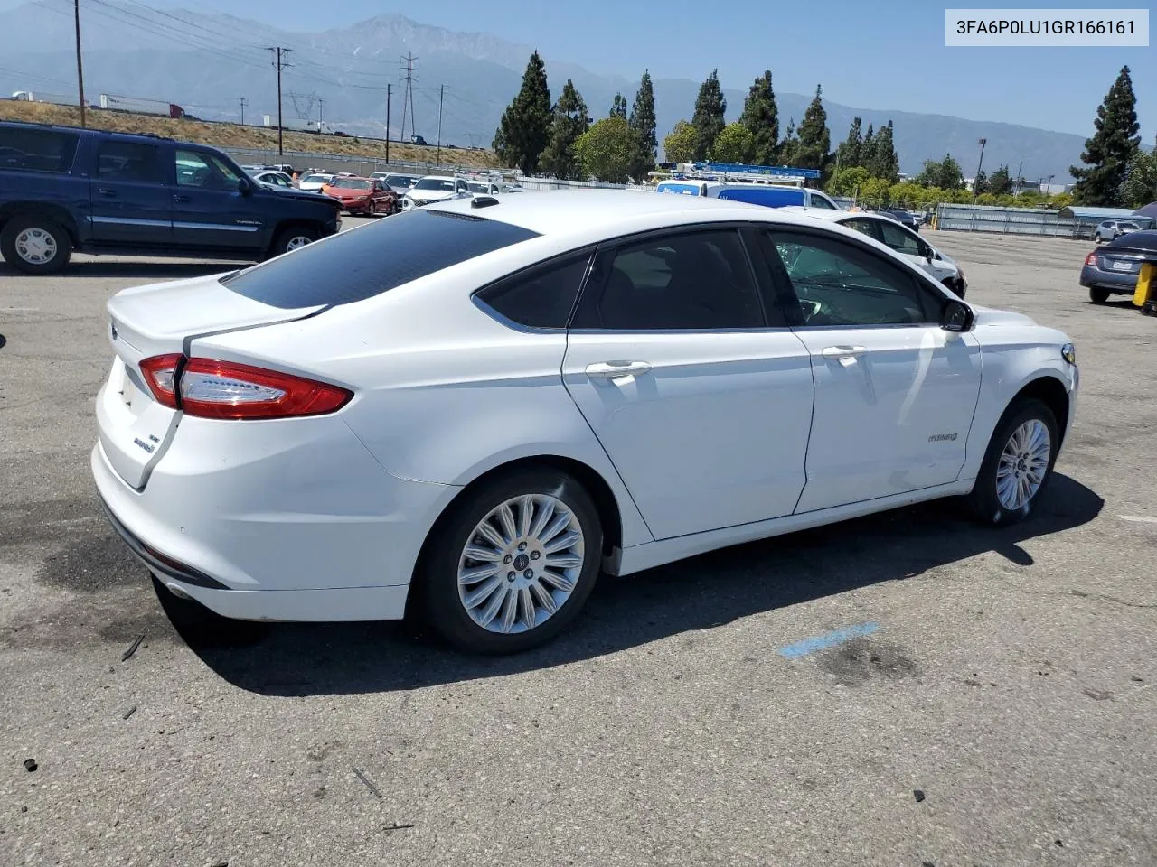 2016 Ford Fusion Se Hybrid VIN: 3FA6P0LU1GR166161 Lot: 57779483