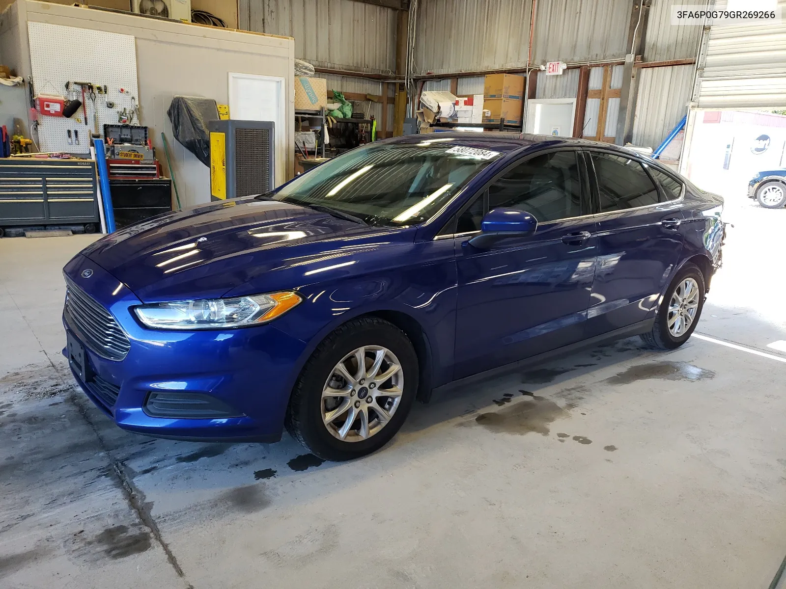 2016 Ford Fusion S VIN: 3FA6P0G79GR269266 Lot: 58072084