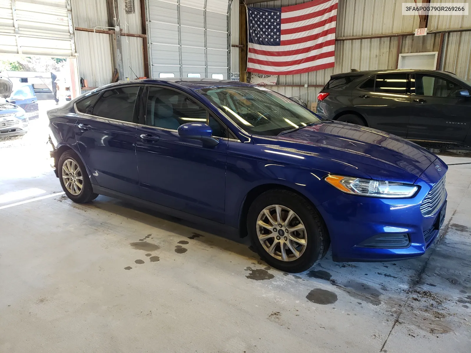 2016 Ford Fusion S VIN: 3FA6P0G79GR269266 Lot: 58072084