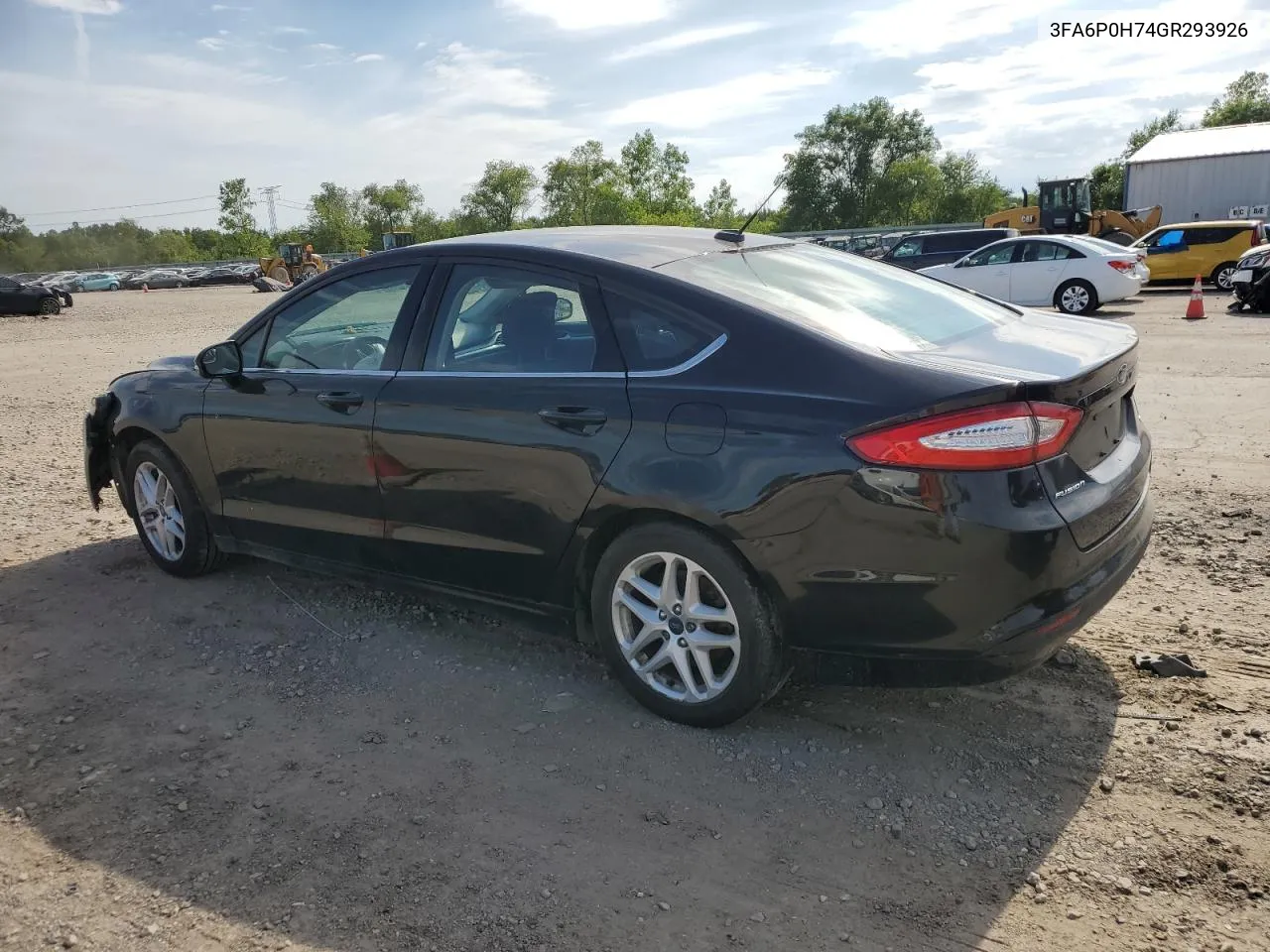 2016 Ford Fusion Se VIN: 3FA6P0H74GR293926 Lot: 58221944