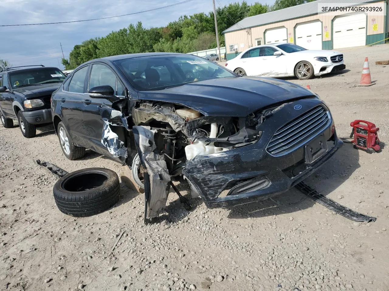 2016 Ford Fusion Se VIN: 3FA6P0H74GR293926 Lot: 58221944