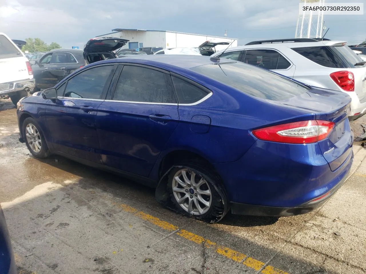 2016 Ford Fusion S VIN: 3FA6P0G73GR292350 Lot: 58501374