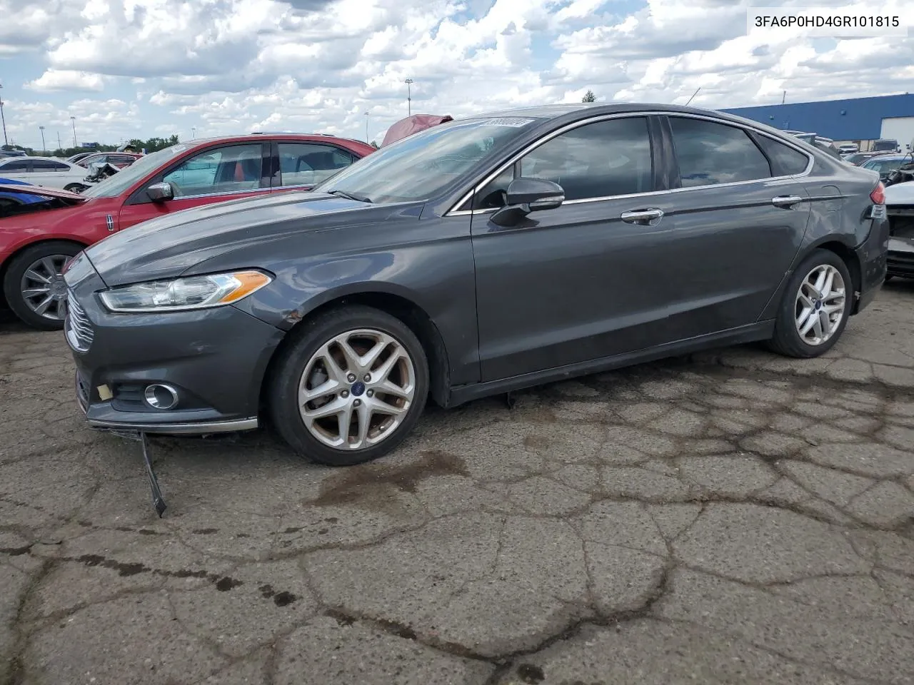 2016 Ford Fusion Se VIN: 3FA6P0HD4GR101815 Lot: 58890024