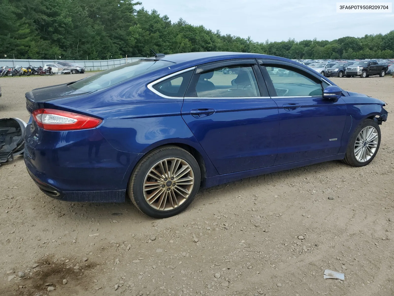 2016 Ford Fusion Se VIN: 3FA6P0T95GR209704 Lot: 59931744