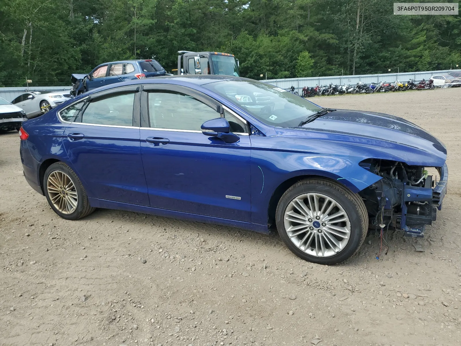 2016 Ford Fusion Se VIN: 3FA6P0T95GR209704 Lot: 59931744