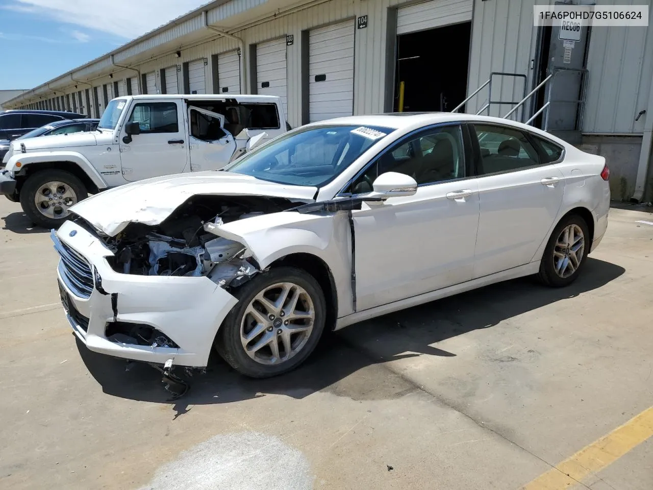 2016 Ford Fusion Se VIN: 1FA6P0HD7G5106624 Lot: 60622274