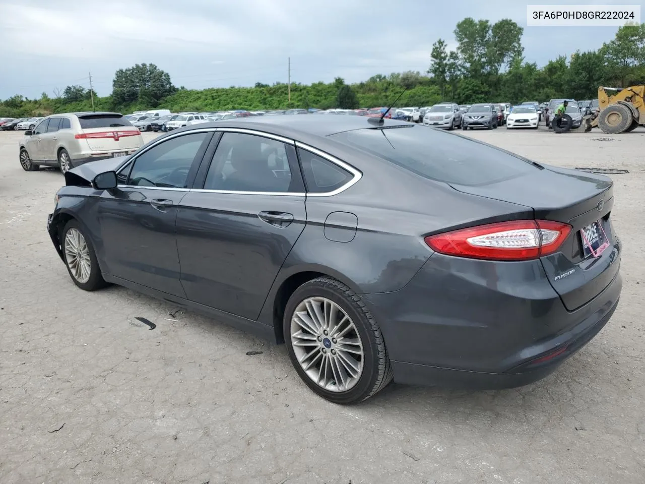 2016 Ford Fusion Se VIN: 3FA6P0HD8GR222024 Lot: 60751744