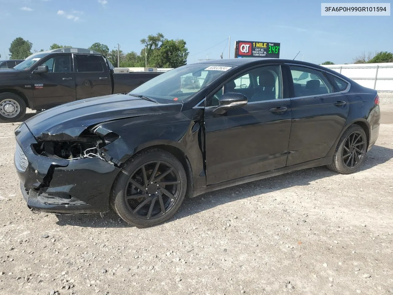 2016 Ford Fusion Se VIN: 3FA6P0H99GR101594 Lot: 60832604