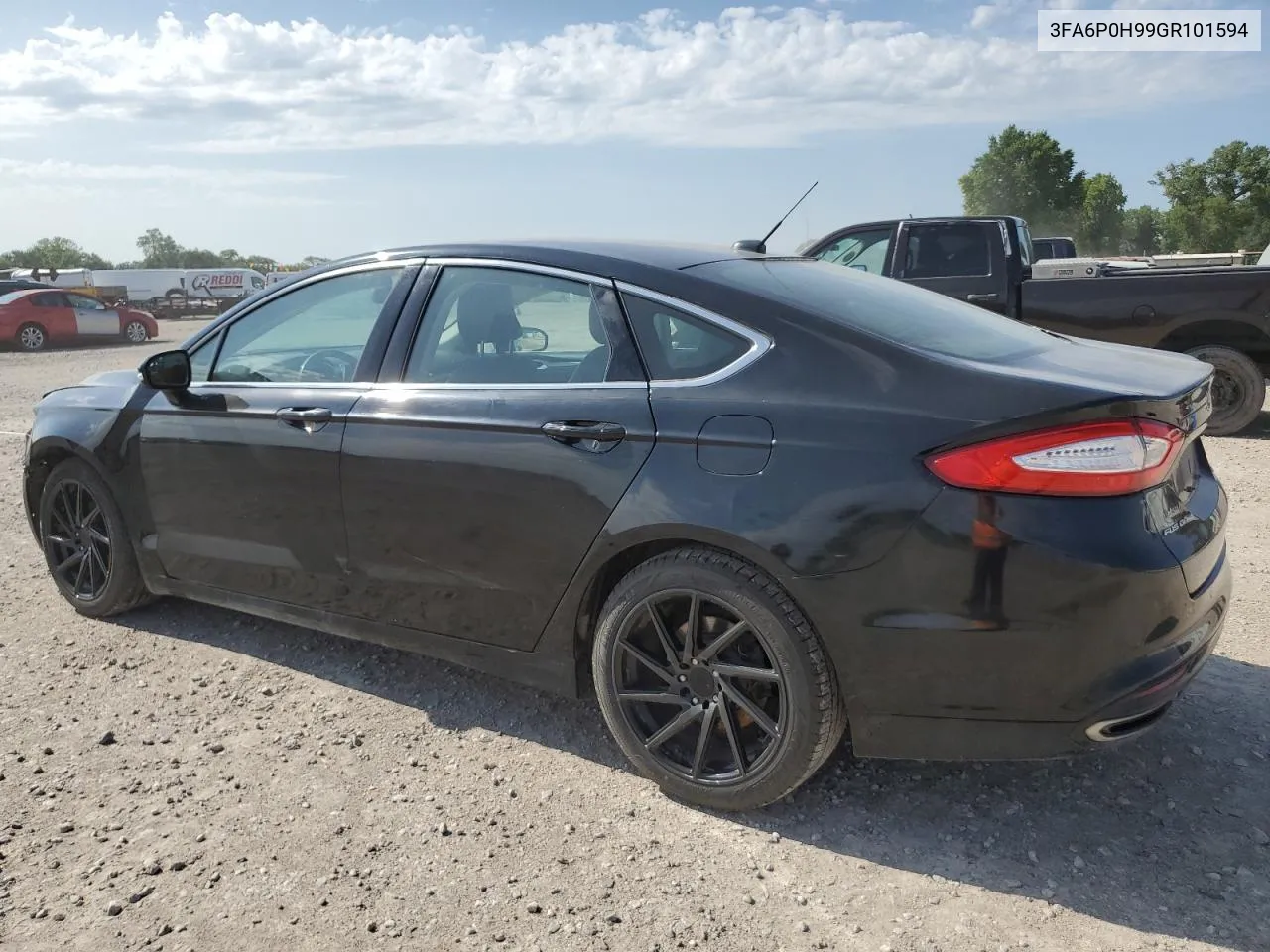 2016 Ford Fusion Se VIN: 3FA6P0H99GR101594 Lot: 60832604