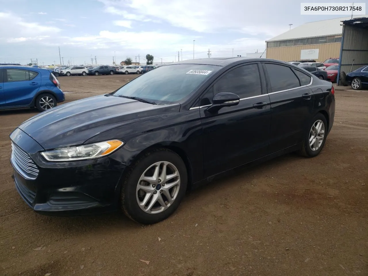 2016 Ford Fusion Se VIN: 3FA6P0H73GR217548 Lot: 60935844