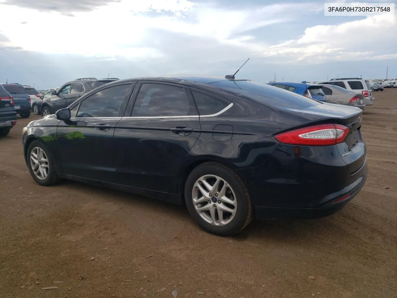 2016 Ford Fusion Se VIN: 3FA6P0H73GR217548 Lot: 60935844